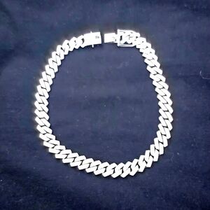 Moissanite Cuban Link Chain | Stainless Steel | Iced Out Shine 💎